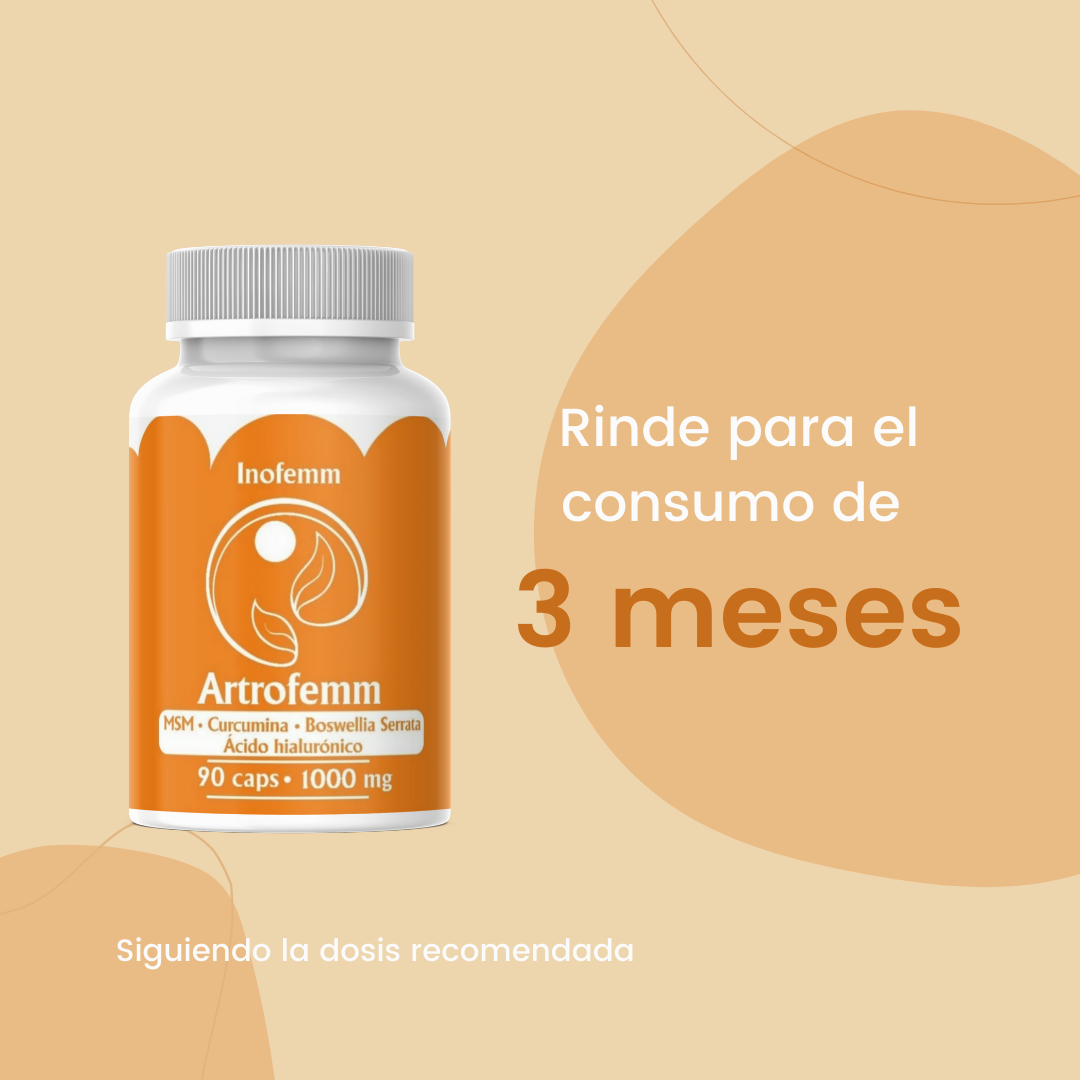 Artrofemm (MSM, Curcumina, Boswelia Serrata, Ácido Hialurónico)
