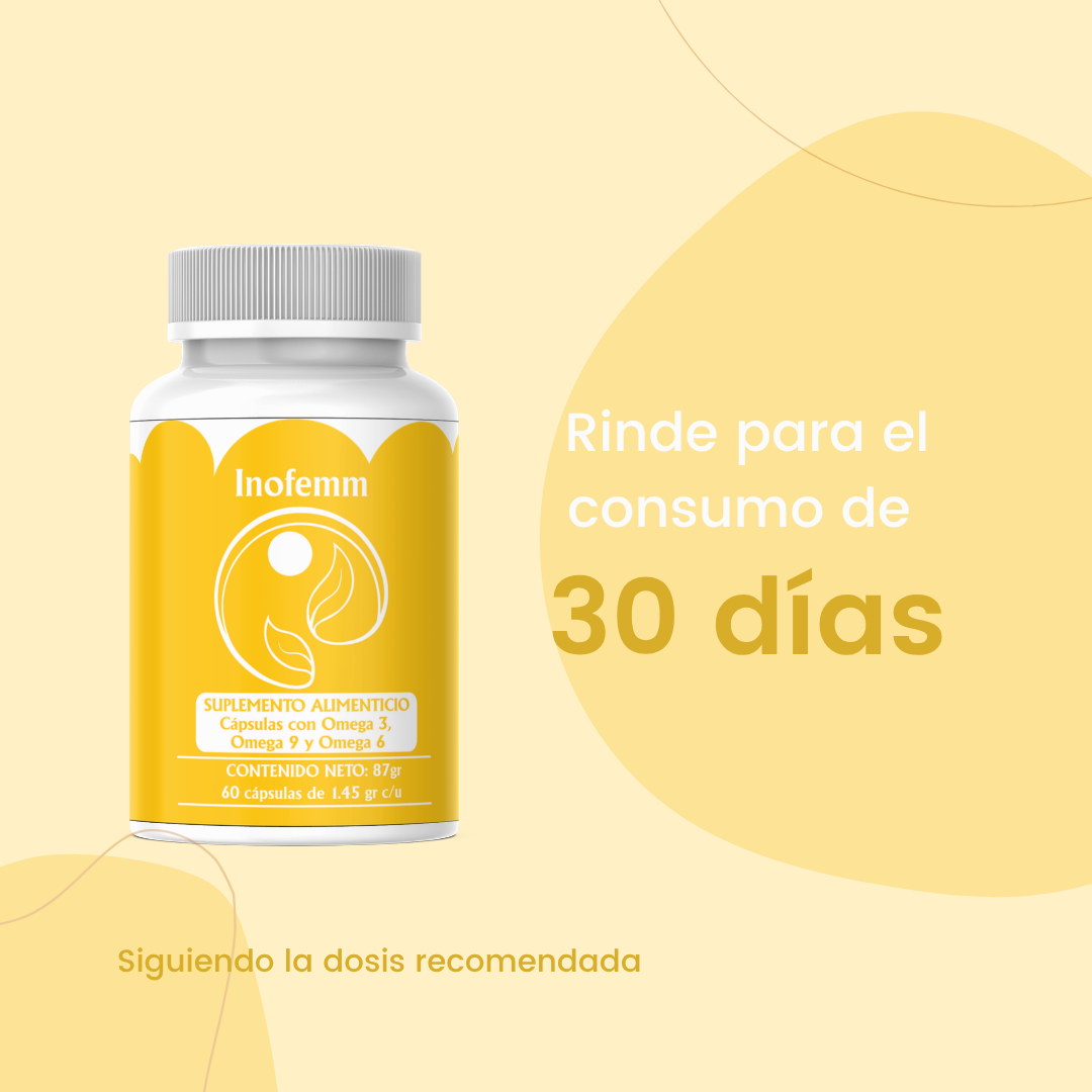 Inofemm Omega 3, 6 y 9 (Aceite de Linaza Extra Virgen)